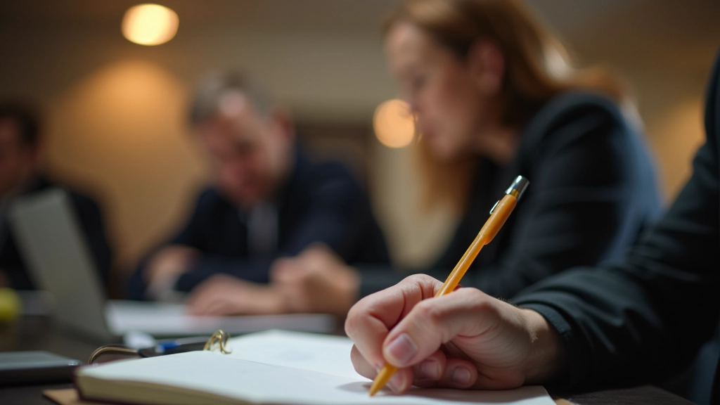 Teilnehmer während persönlichem Coachingprozess, konzentriert bei der Reflexion